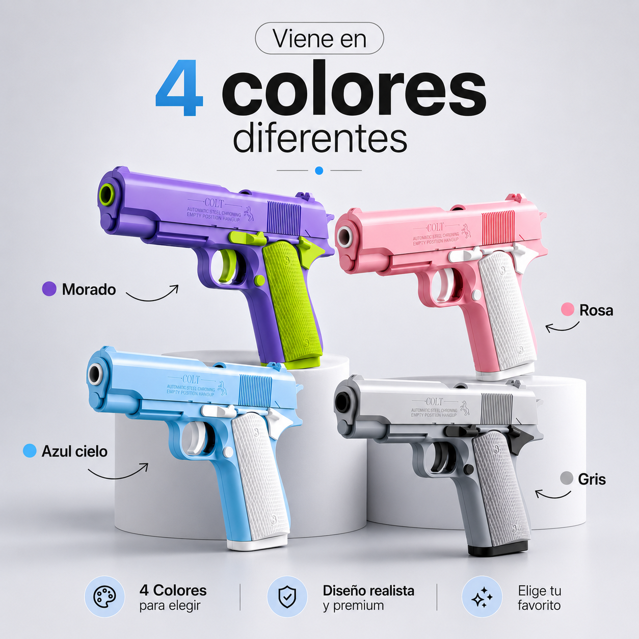 Pistola Antiestrés de juguete