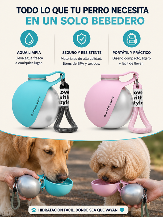 HidraPet - Botella para perro Portátil